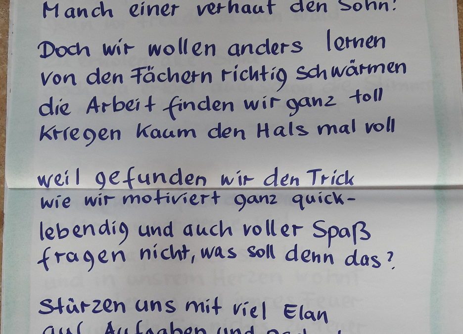 Wie Reime beim Lernen helfen