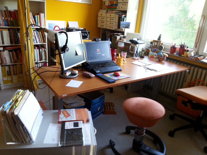Schreibtisch-Position