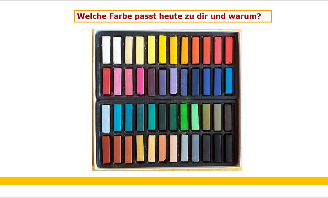 Welche Farbe? – Eine Methode zum Seminareinstieg