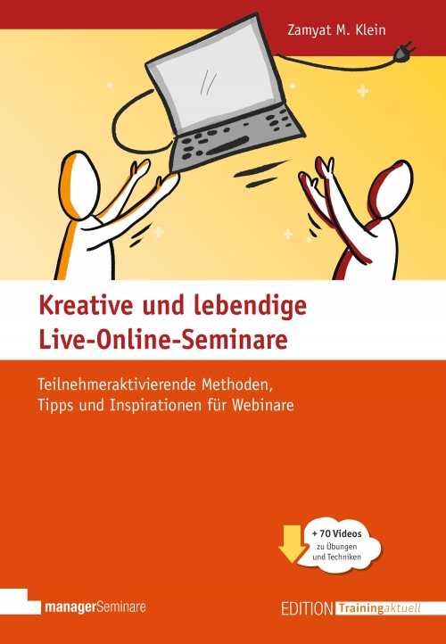 Buch-Cover: Kreative und lebendige Live-Online-Seminare