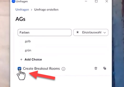 Neue Zoom-Funktion: Umfrage mit Breakout-Rooms koppeln