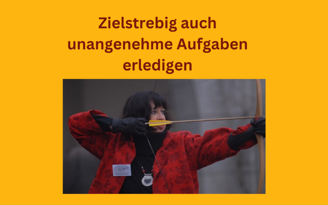 Energie für Pläne, Vorhaben und unangenehme Aufgaben