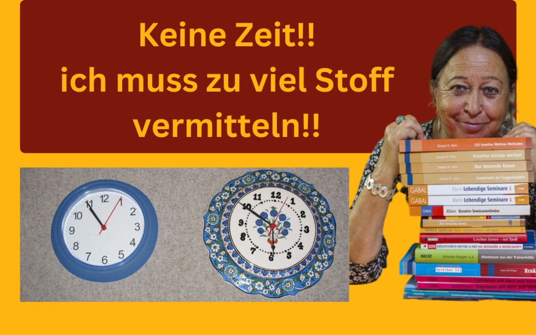 Fröhliche Zeitverschwendung vs. effektives Arbeiten in deinen Online-Seminaren