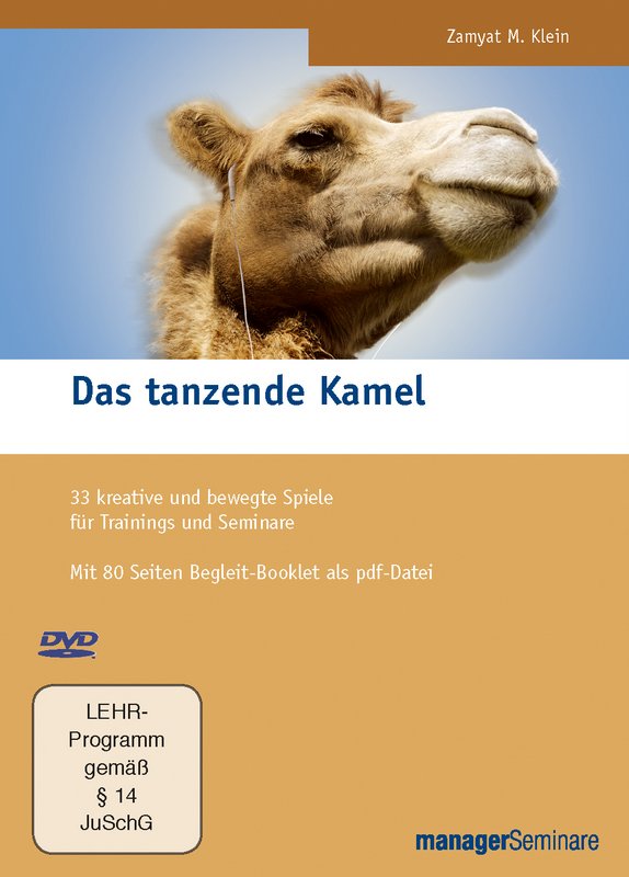 Das tanzende Kamel - DVD DVD Cover, Kamelkopf mit Ear-Kopfhörern. Titel: Das tanzende Kamel.