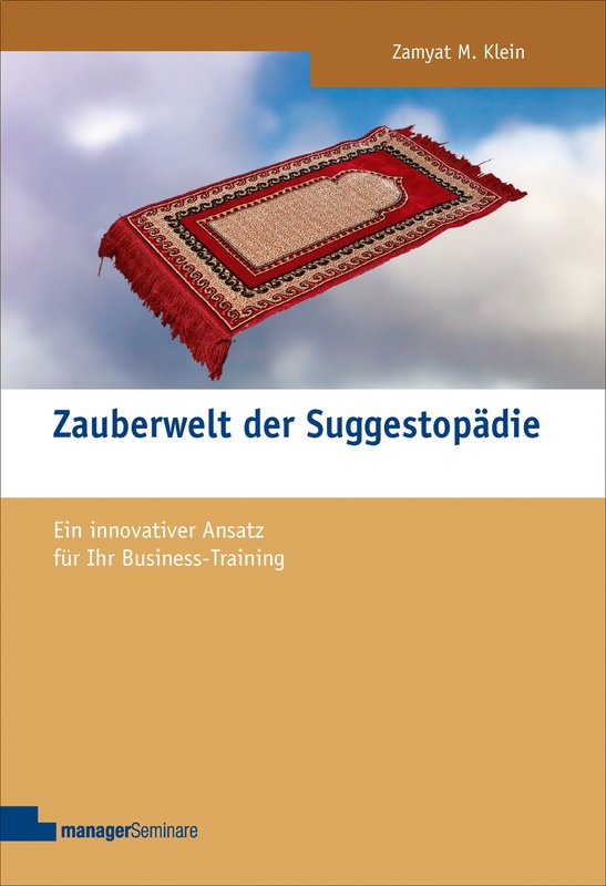 Coverentwurf_2.indd Buchcover: Zauberwelt der Suggestopädie. Ein fliegender Teppich in den Wolken.